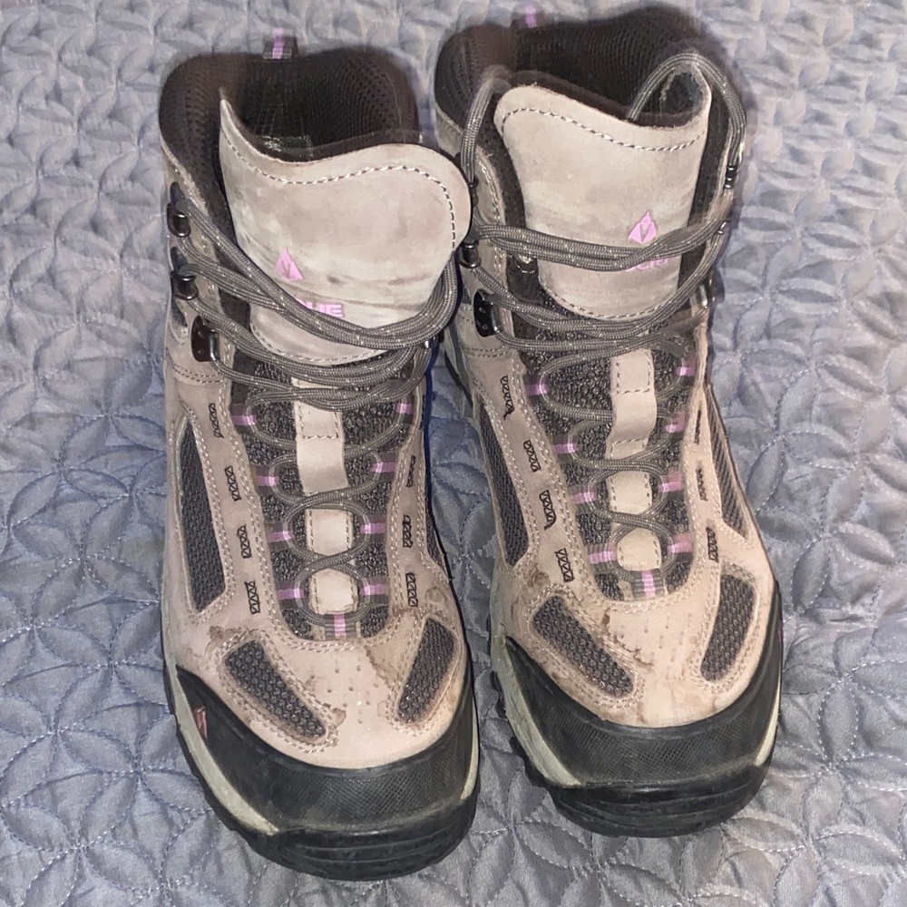Vasque Women's Hiking Boots - Beige and Pink Size 11